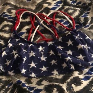 American flag bathing suit too